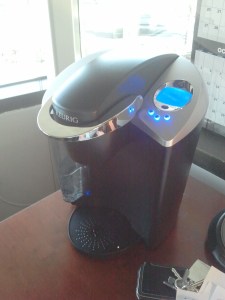The best part of booting up is Keurig in your cup. (Yes, I went there.)