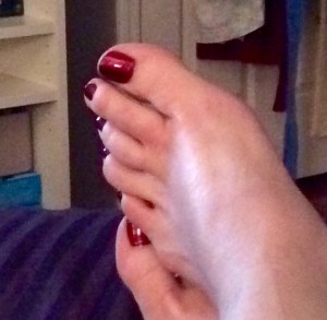 Bonus Out of the Box: I let the nail tech pick the color.