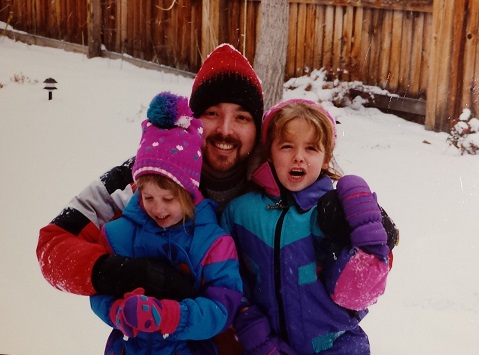 3 craig girls snow